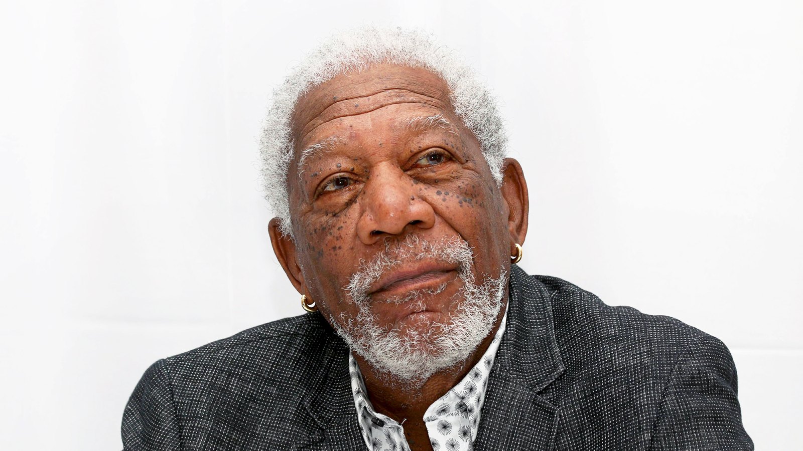 Morgan Freeman attends the 'Going in Style' 2017 Press Conference at the Whitby Hotel in New York City.