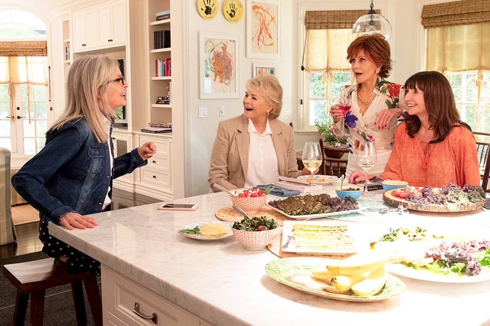 Candice Bergen, Jane Fonda, Diane Keaton, and Mary Steenburgen in &lsquo;Book Club&lsquo;