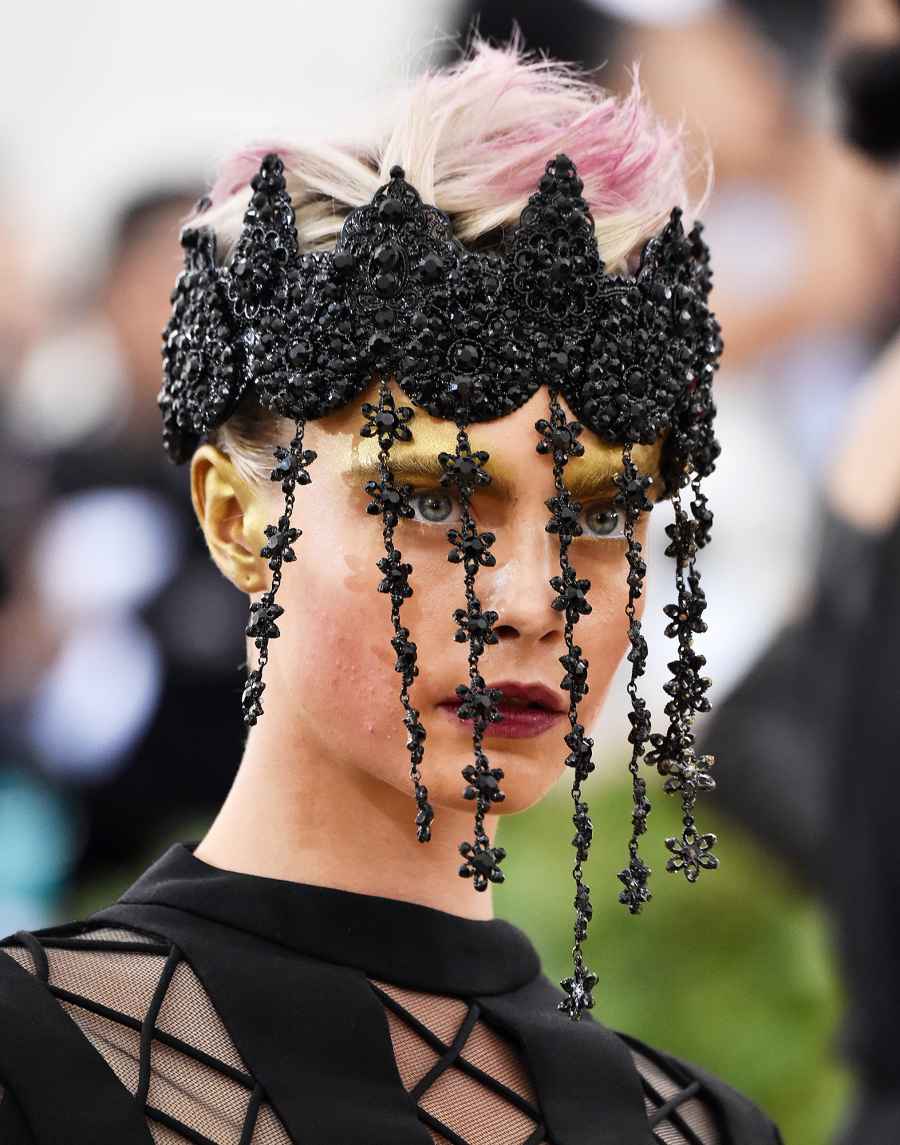 Cara Delevingne Met Gala 2018 Wildest Hair and Makeup