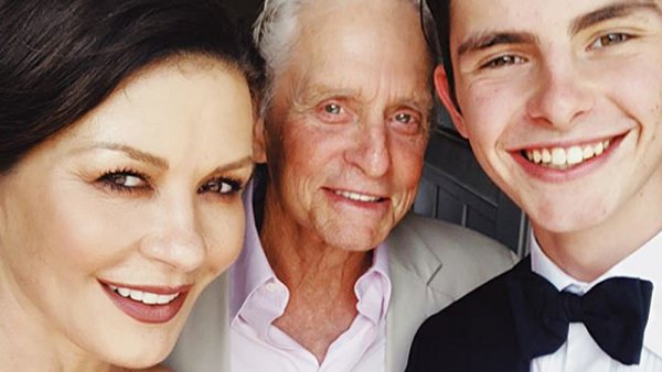 Catherine Zeta-Jones Michael Douglas Dylan Douglas graduation