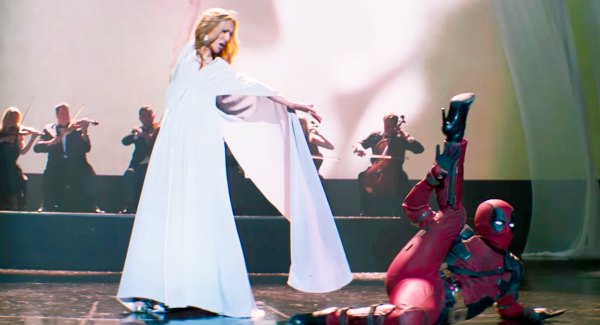 Deadpool Dances in Heels to Celine Dion’s ‘Ashes’: Watch | Us Weekly