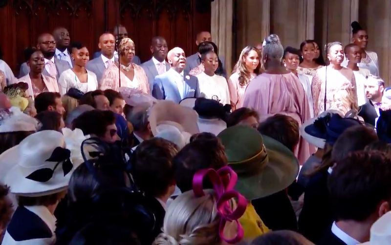 Choir Stand By Me Prince Harry Meghan Markle Royal Wedding American Roots