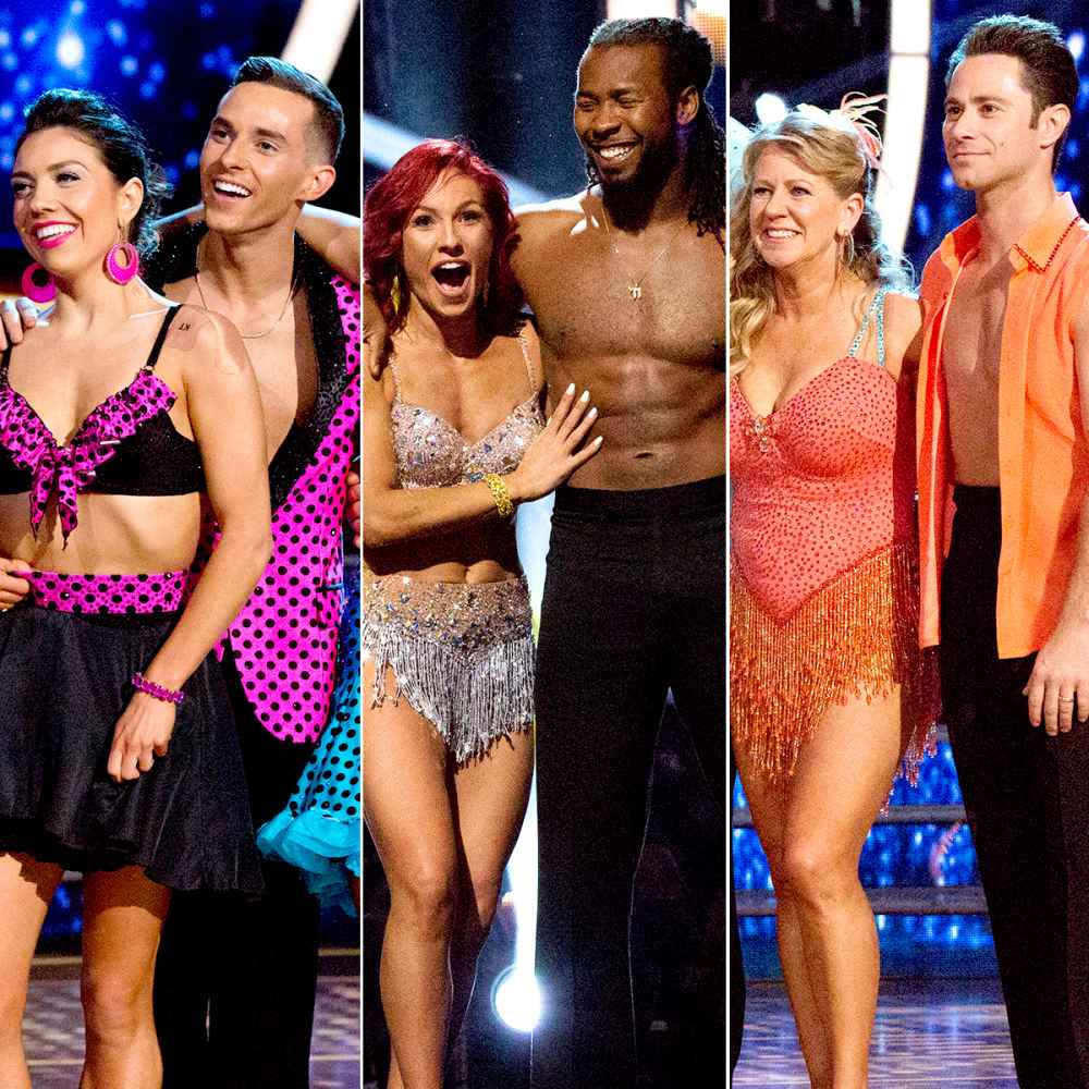 The six remaining athletes on Dancing With The Stars: Athletes