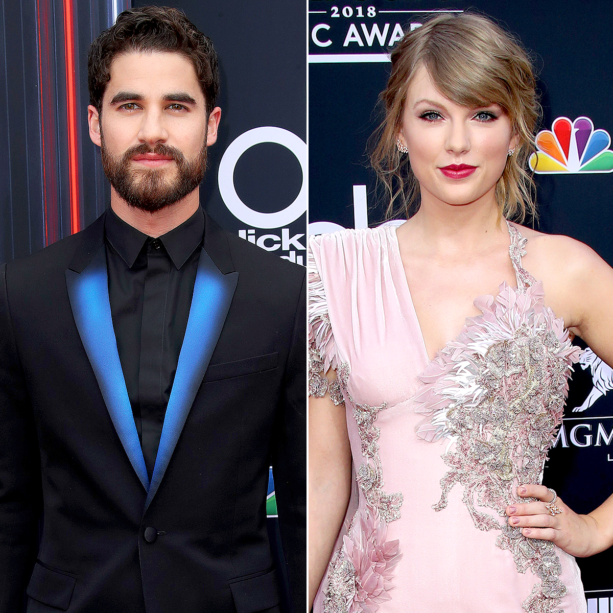 Darren Criss and Taylor Swift