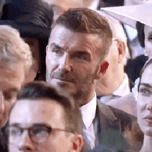 David Beckham Laughing Sermon Royal Wedding