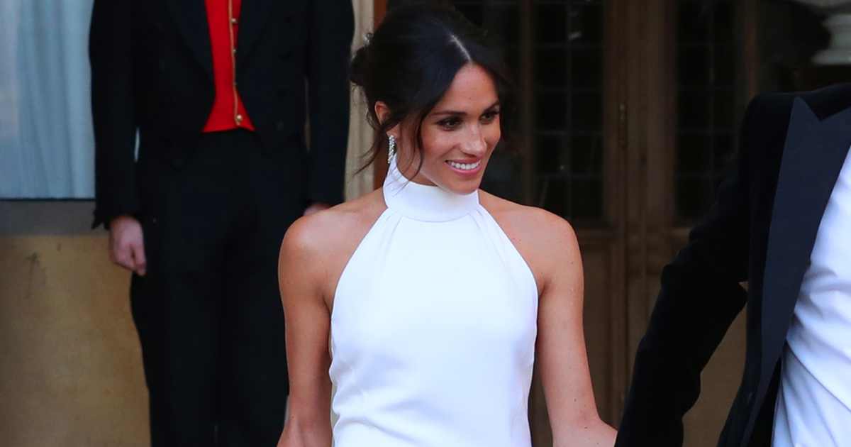 Meghan Markle Wears Second Royal Wedding Dress by Stella McCartney | Us Weekly Meghan Markle Wears Second Royal Wedding Dress by Stella McCartney | Us Weekly