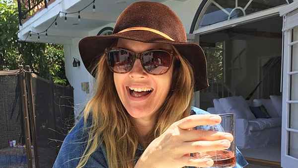 National Rosé Day Drew Barrymore