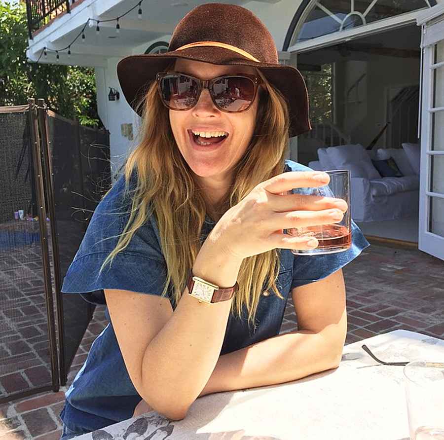 National Rosé Day Drew Barrymore