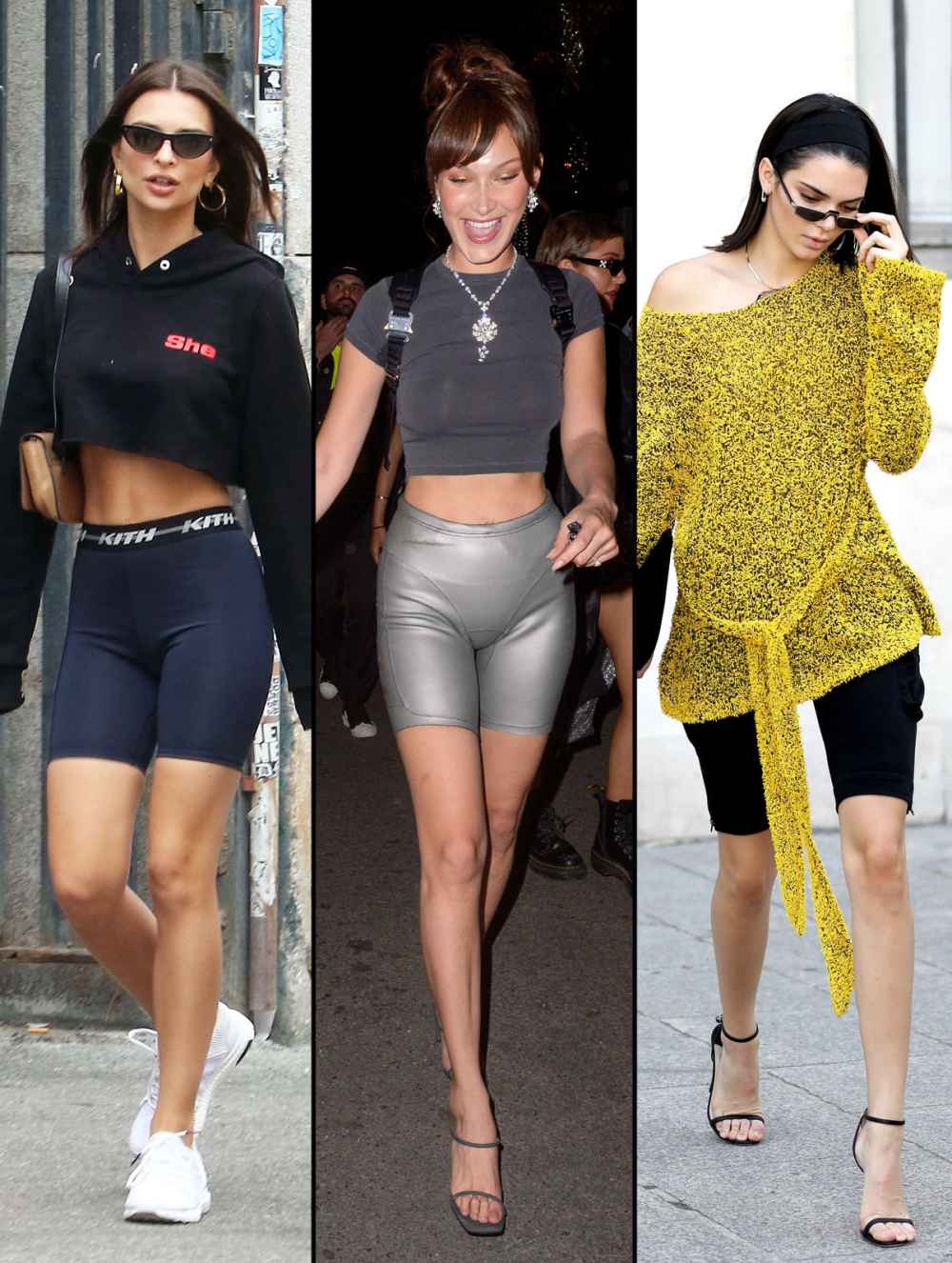 How 7 Celebrities Style Bike Shorts For Day And Night
