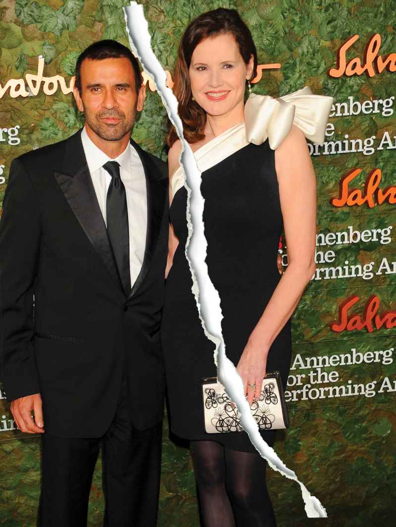 Geena Davis and husband Reza Jarrah