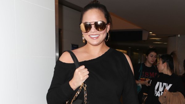 Chrissy Teigen Leaving Airport