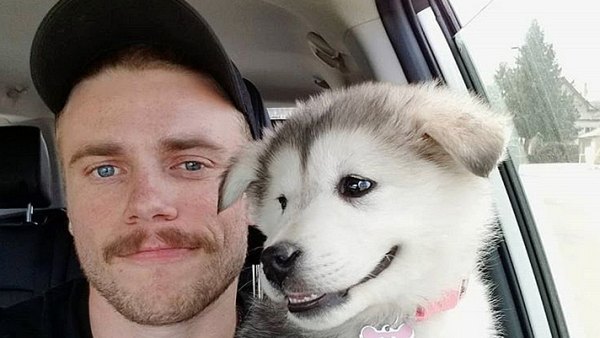 Gus Kenworthy and Beemo