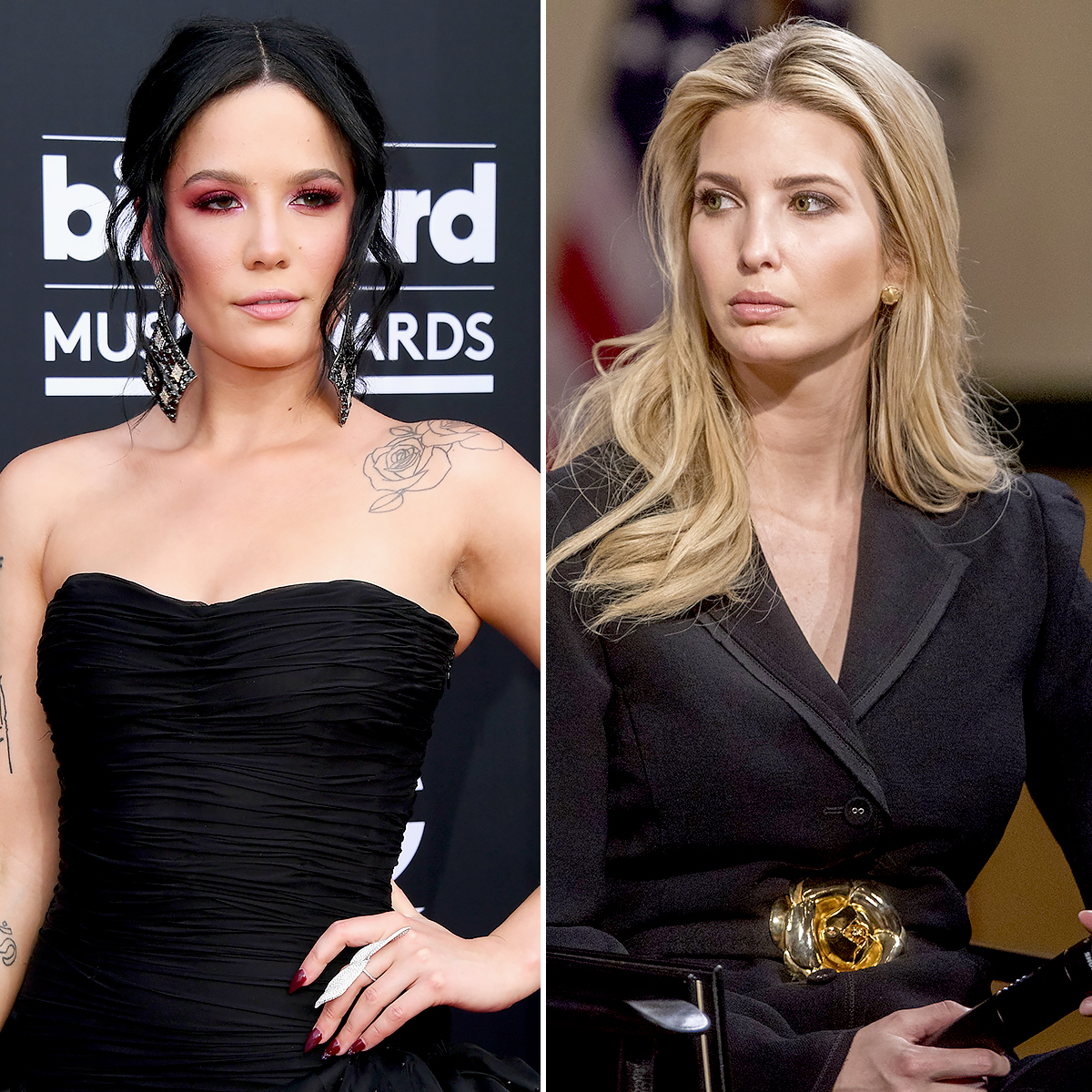 Halsey and Ivanka Trump