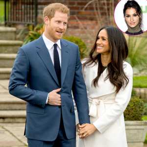 Prince Harry, Meghan Markle, and Janina Gavankar