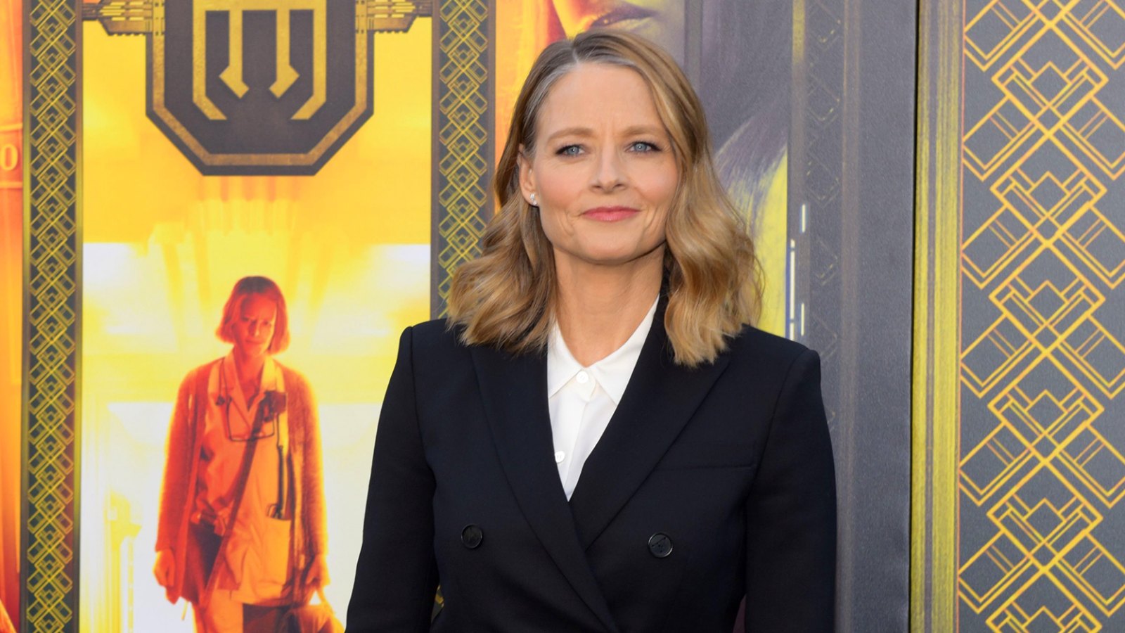 Jodie Foster attends the Los Angeles premiere of 'Hotel Artemis'