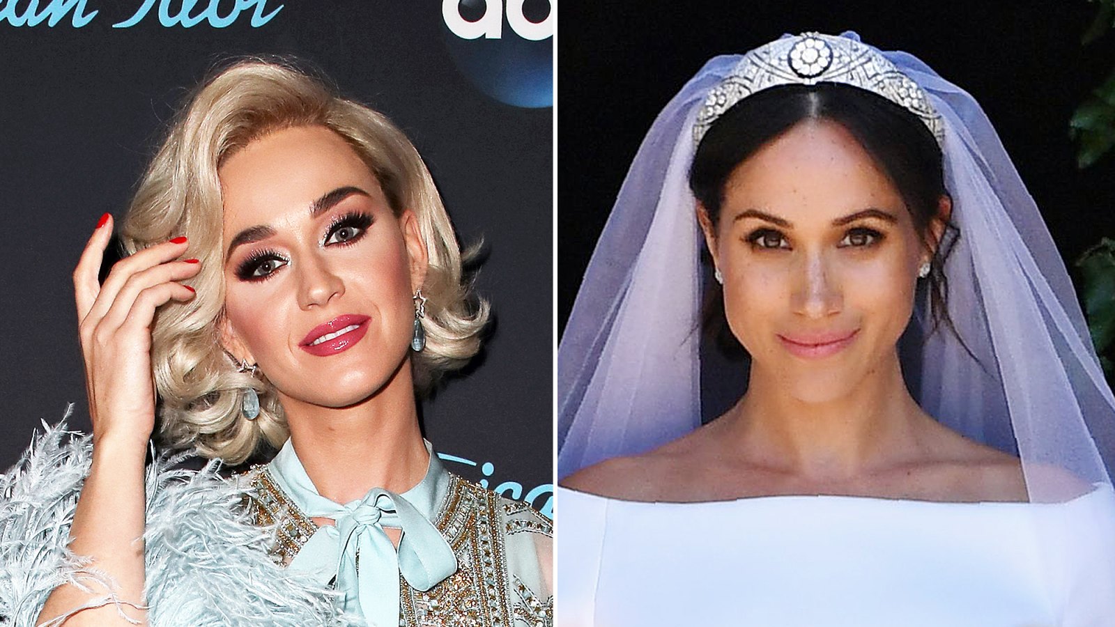 Katy Perry Meghan Markle Wedding Dress Fitting