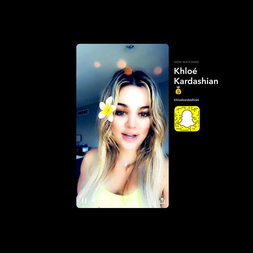 Khloe Kardashian Snapchat
