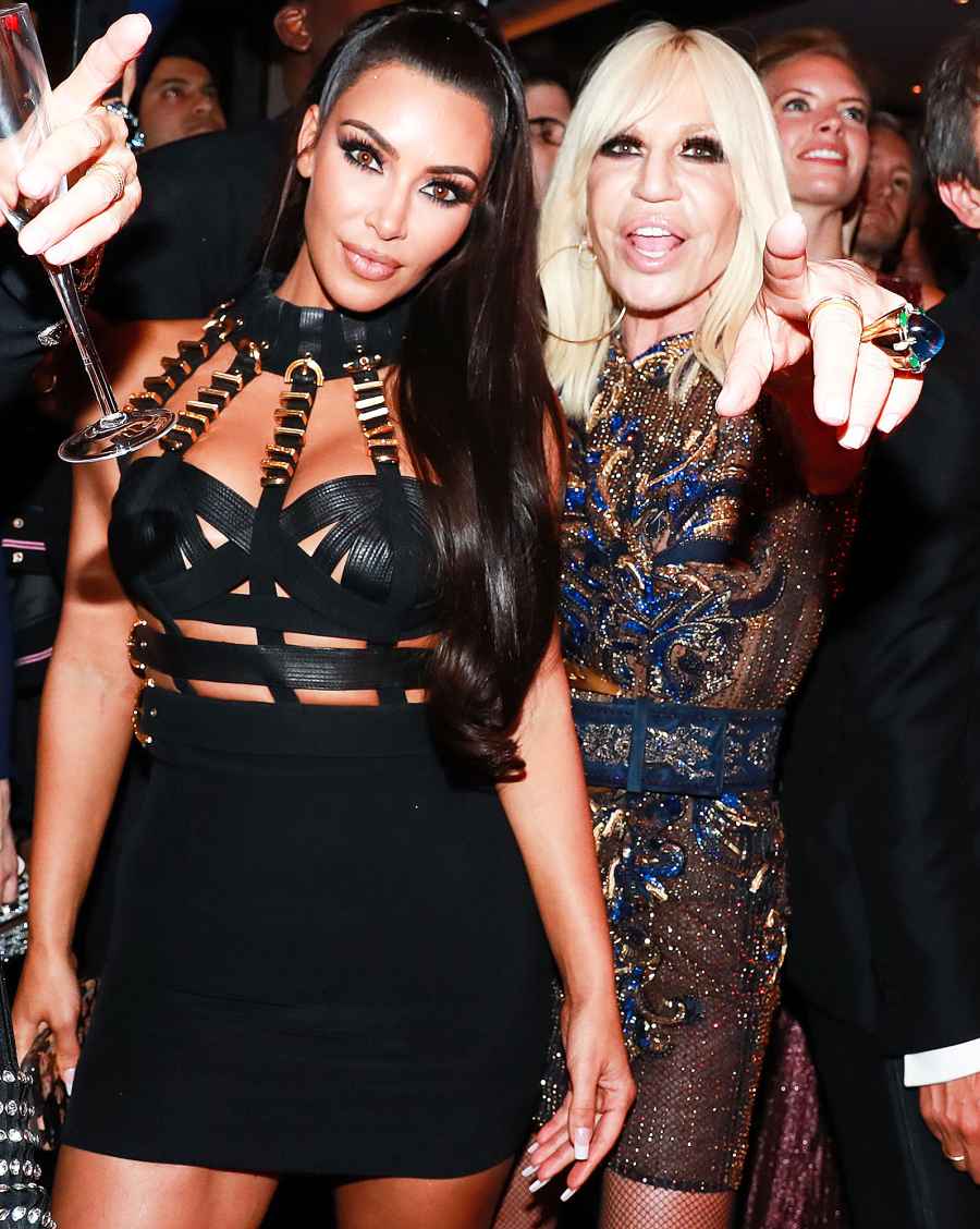 Kim Kardashian Donatella Versace Met Gala 2018 Afterparty