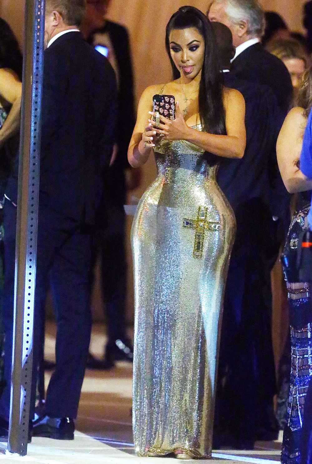 kim kardashian met gala 2018 FaceTime kids
