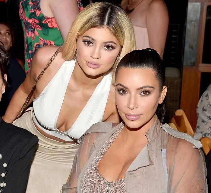 Kim Kardashian West, Kylie Jenner, Khloe Kardashian and Kris Jenner, Kylie Jenner and Kim Kardashian West host a dinner and preview of their new apps launching soon at Nobu Malibu on September 1, 2015 in Malibu, California.