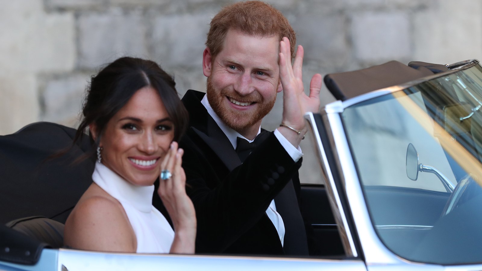 Prince Harrry, Duke of Sussex and Meghan, Duchess of Sussex depart Windsor Castle