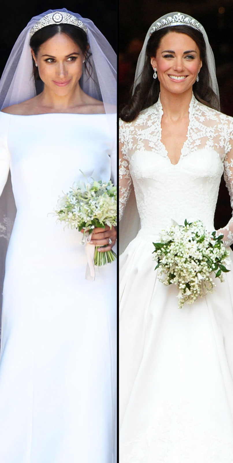Mentalt Tilbud støbt Kate Middleton and Meghan Markle's Wedding Dresses: Who Had the Best?