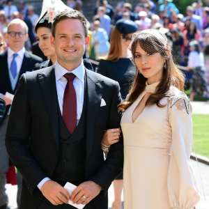 Patrick J. Adams and wife Troian Bellisario