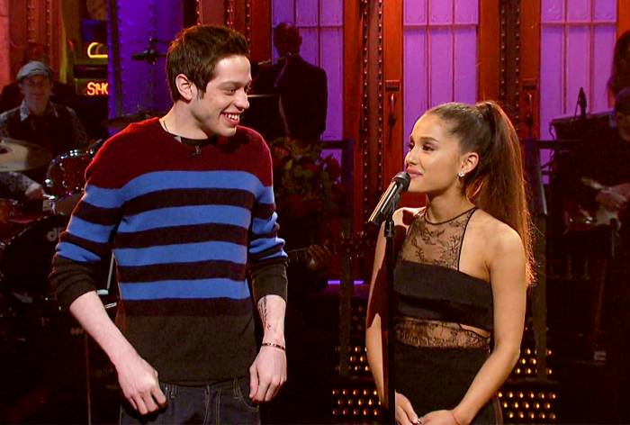 Pete Davidson and Ariana Grande on ‘SNL‘