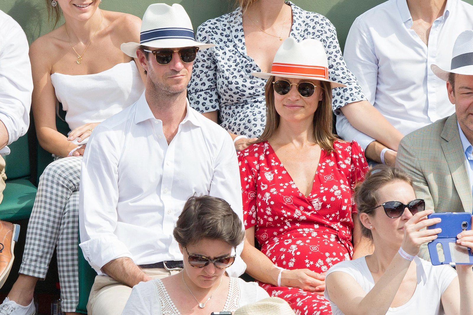 Pippa Middleton, James Matthews, Baby Bump, Pregnant, Roland Garros