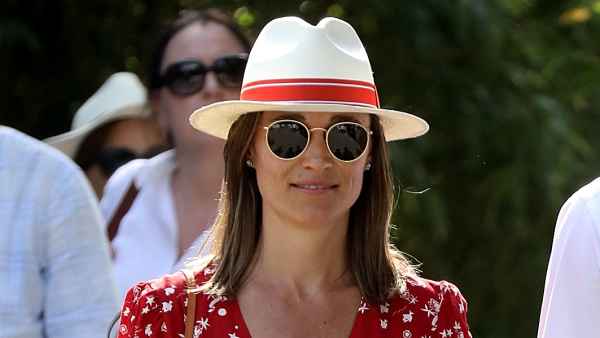 Pippa Middleton red floral dress