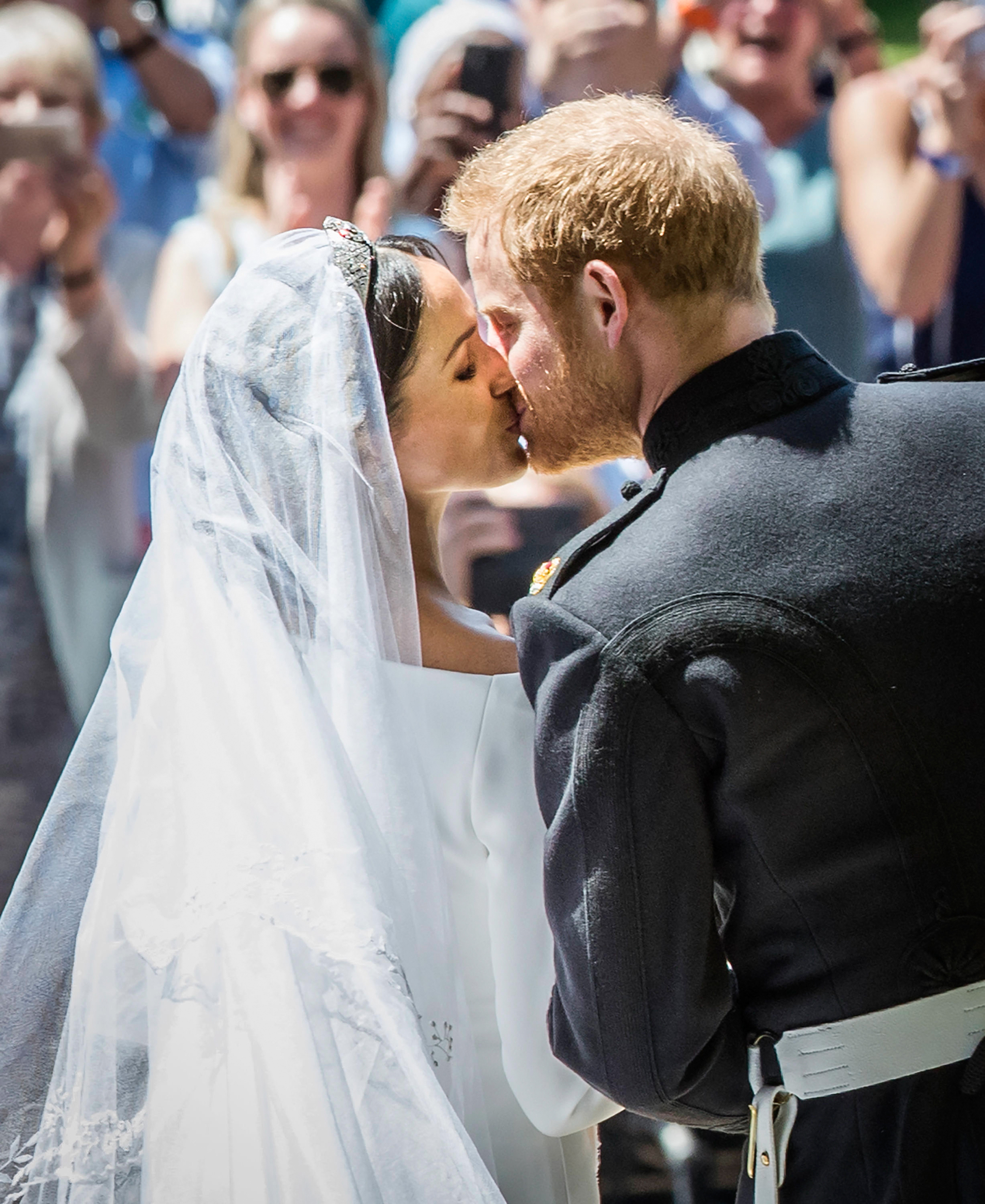 Wedding of Prince Harry and Meghan Markle, at St George's Chapel at Windsor Castle in Berkshire