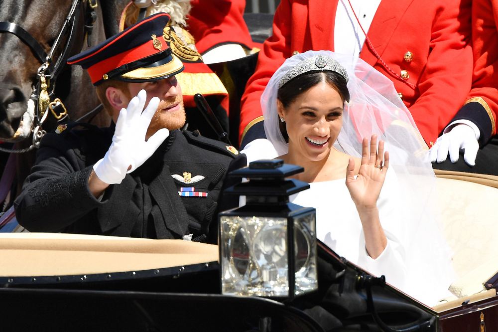Prince Harry Meghan Markle Royal Wedding Carriage Procession
