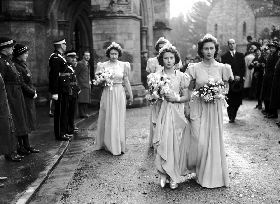 Princess Elizabeth, Princess Alexandra of Kent and Princess Margaret
