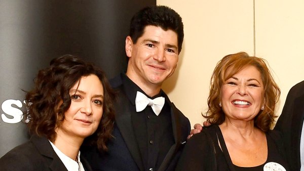 Sara Gilbert, Michael Fishman, and Roseanne Barr