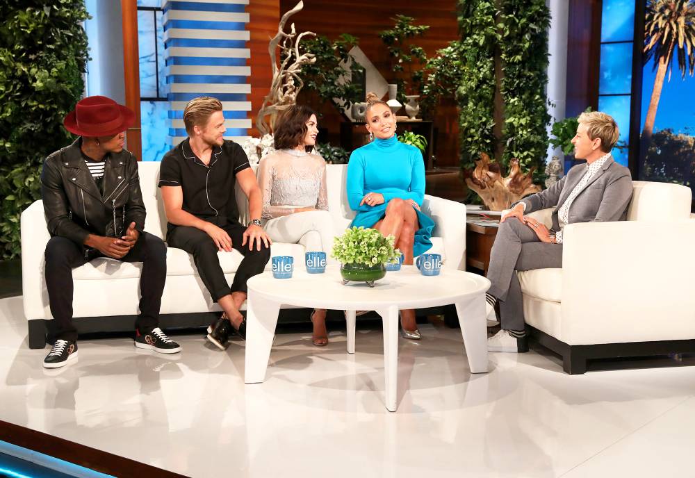 Ne-Yo, Derek Hough, Jenna Dewan and Jennifer Lopez on ‘The Ellen DeGeneres Show‘