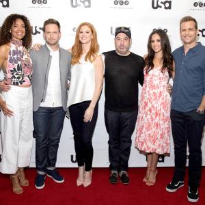 Sarah-Rafferty,-Gina-Torres-and-Rick-Hoffman