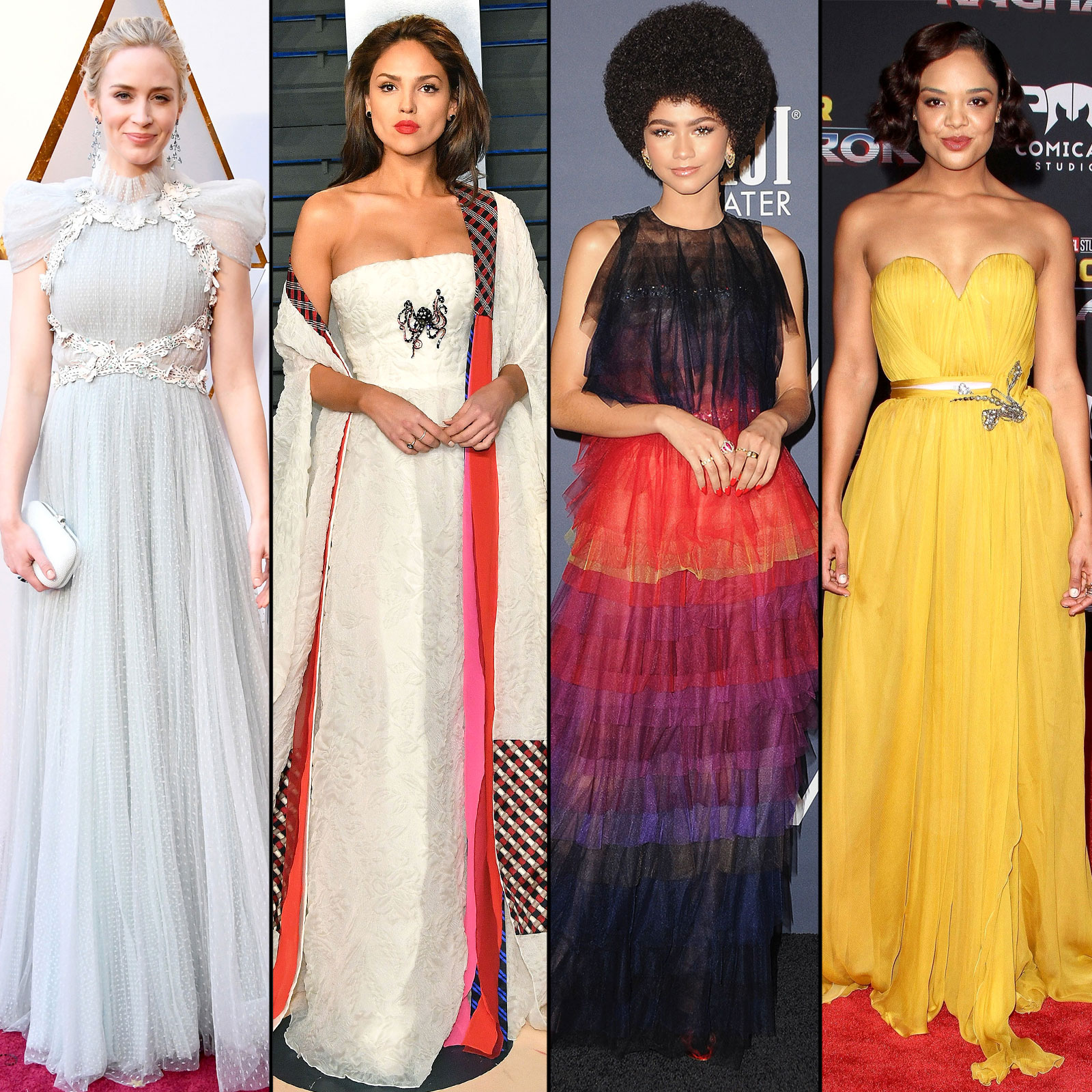 Celebs in Schiaparelli Haute Couture Dresses: Zendaya, More