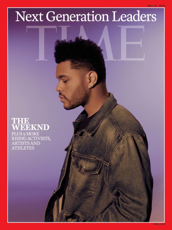 The Weeknd on the cover of ‘Time’