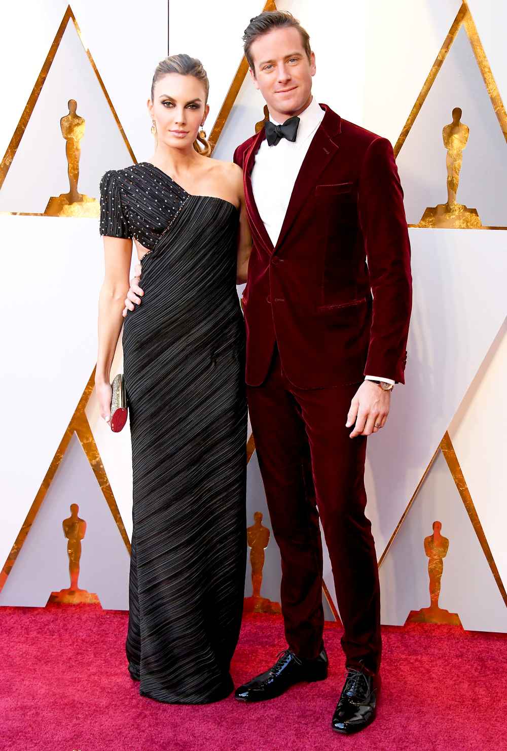 Elizabeth Chambers and Armie Hammer attend the 90th Annual Academy Awards at Hollywood & Highland Center on March 4, 2018 in Hollywood, California.