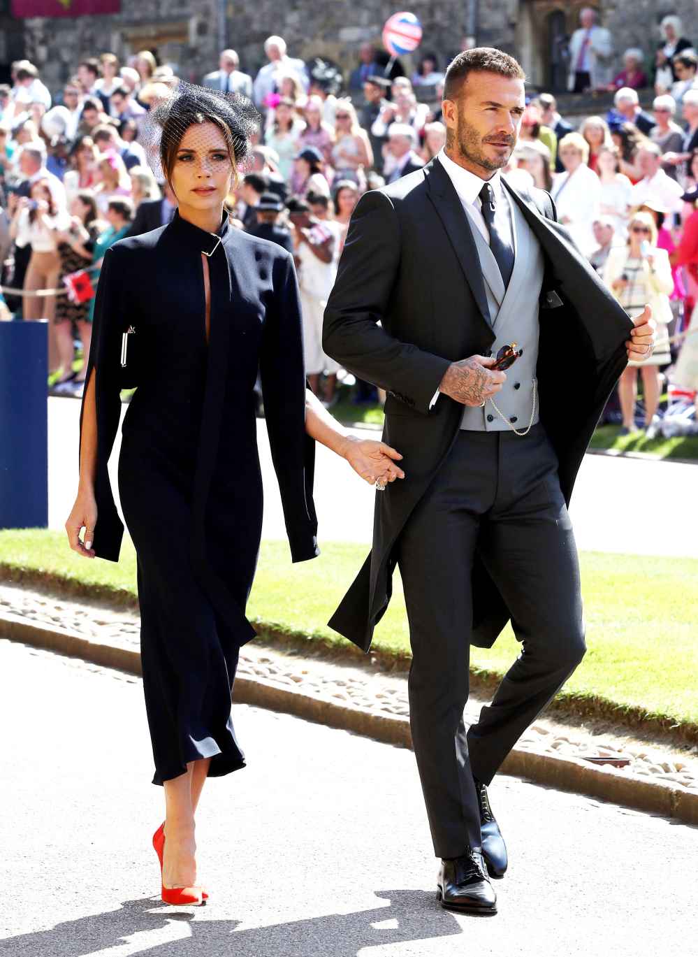 Victoria Beckham and David Beckham RW