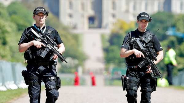 Police Patrol Royal Wedding Windsor Castle