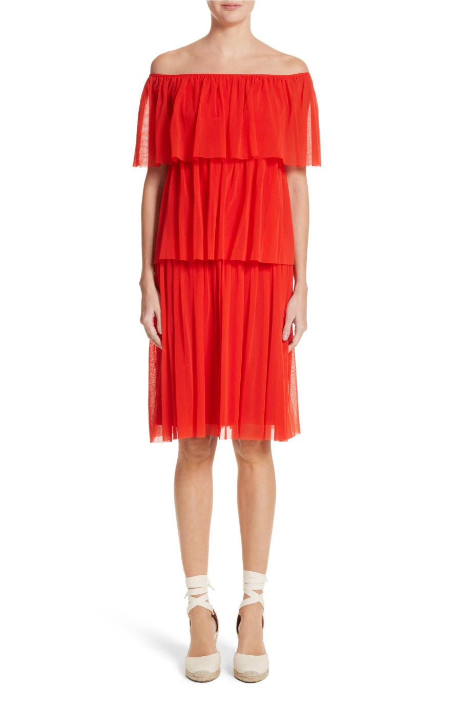 Fuzzi off the shoulder dress