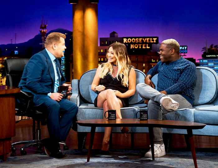 Hilary Duff and Sam Richardson on ‘The Late Late Show with James Corden‘