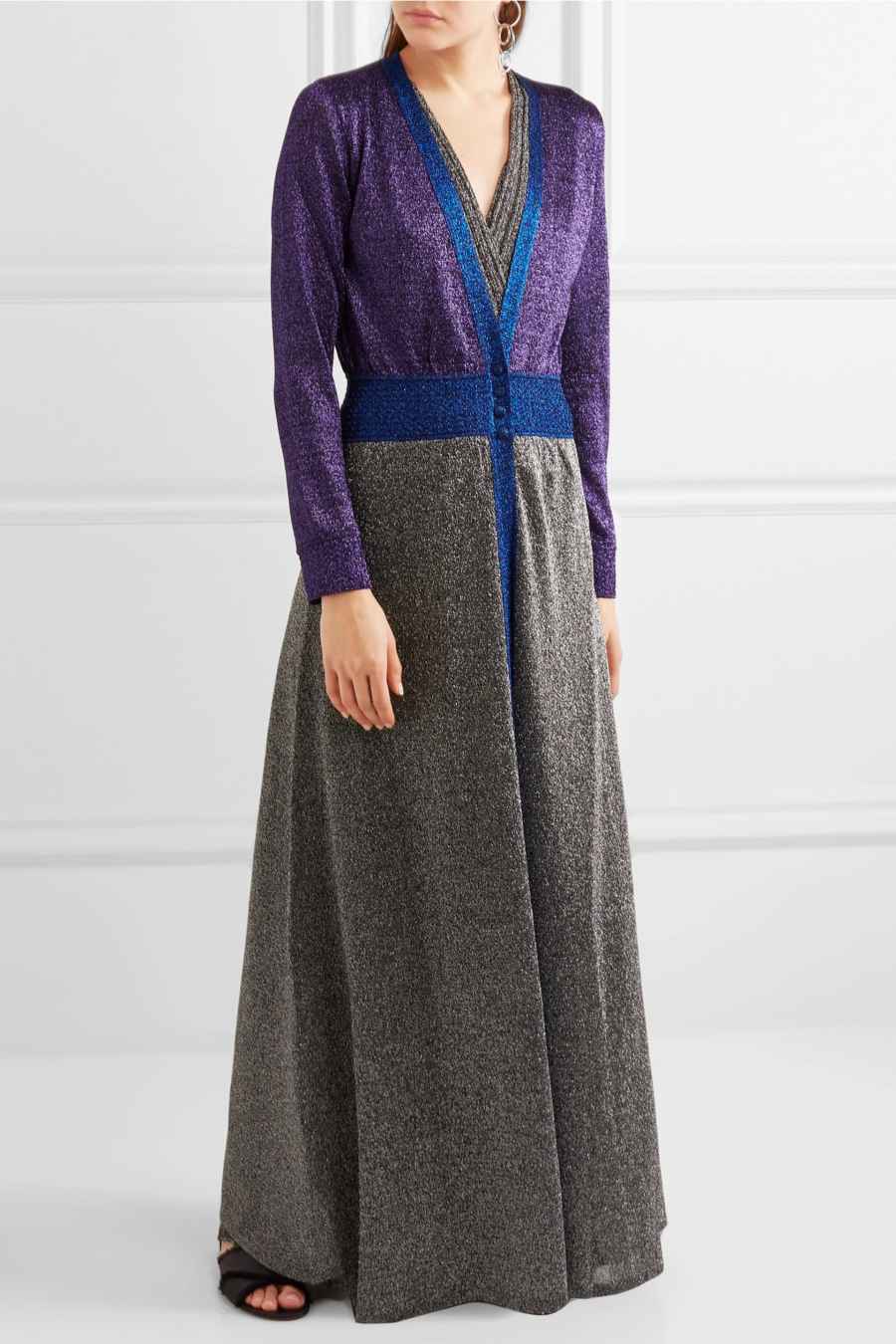 Metallic Knit Cardigan