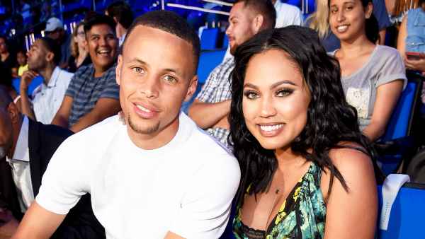 Stephen Curry and Ayesha Curry attend the Nickelodeon Kids' Choice Sports Awards 2016 at UCLA's Pauley Pavilion in Westwood, California.