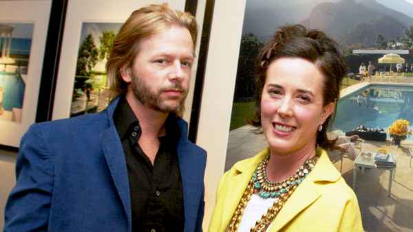 David Spade and Kate Spade attend a gallery 2006 exhibition of photographer Slim Aarons' work curated by Kate Spade at Fred Segal Cafe in Los Angeles, California.