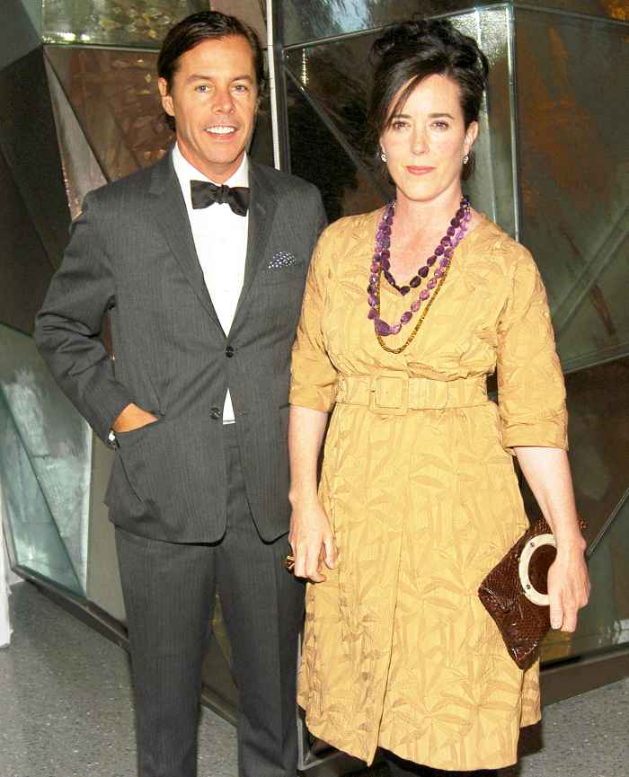 Andy Spade and Kate Spade attend SWAROVSKI Private Dinner to Honor the 2006 CFDA Nominees at Top of the Rock oin New York City.