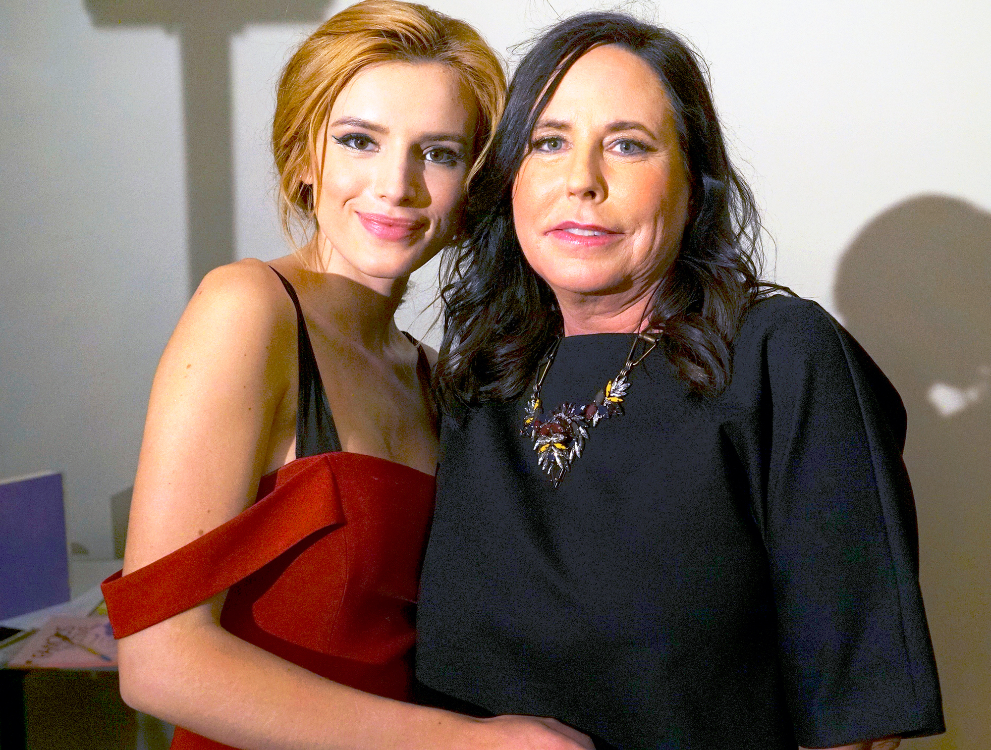 Bella Thorne and I Marlene King attend Freeform's 'Famous In Love' Season One premiere on October 14, 2016.