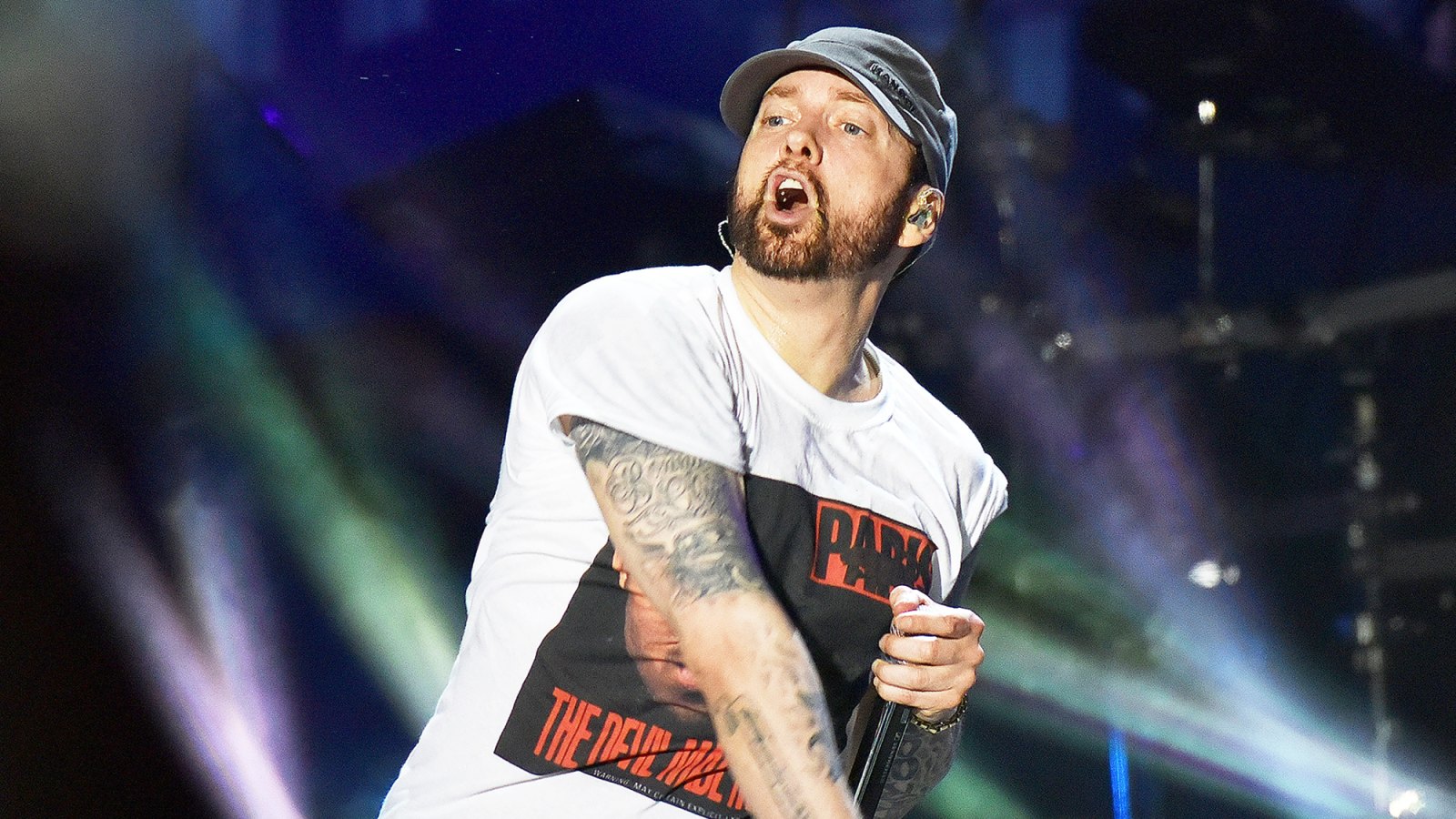 Eminem performs during the 2018 Bonnaroo Music & Arts Festival on June 9, 2018 in Manchester, Tennessee.