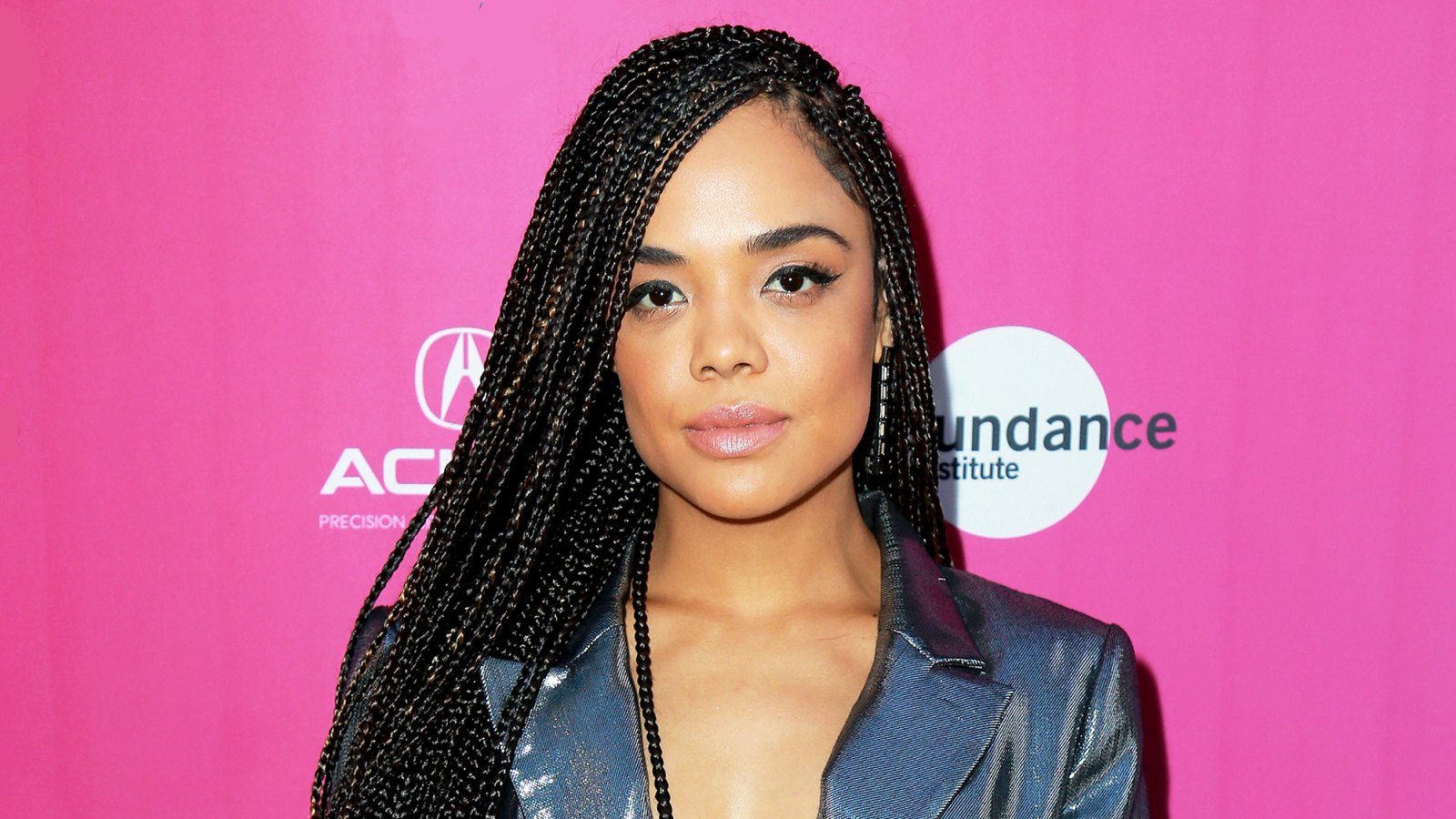 Tessa Thompson attends Sundance Institute 2018 At Sundown at The Theatre at Ace Hotel in Los Angeles, California.